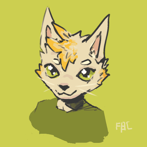 digital painting of Senna's head.